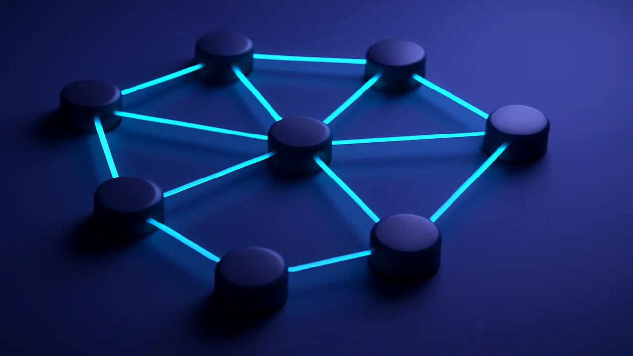 Editorial illustration of the New Payments Platform network topology