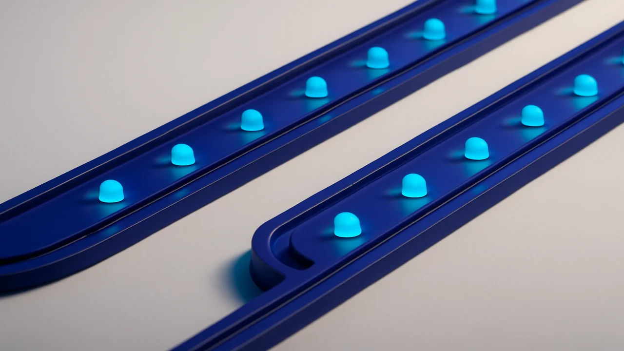 Editorial illustration of two contrasting rails